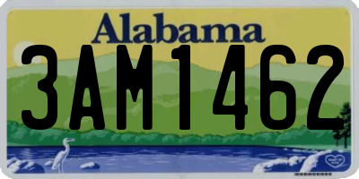 AL license plate 3AM1462