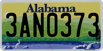 AL license plate 3AN0373