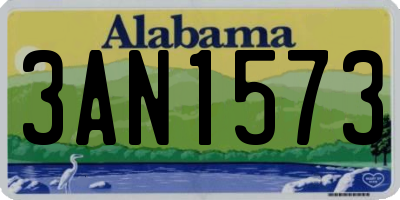 AL license plate 3AN1573