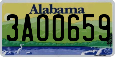 AL license plate 3AO0659