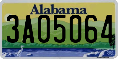 AL license plate 3AO5064