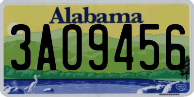 AL license plate 3AO9456