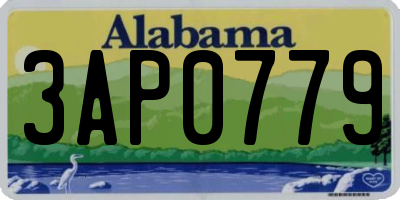 AL license plate 3AP0779