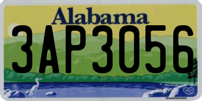 AL license plate 3AP3056
