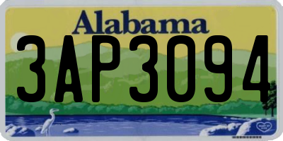 AL license plate 3AP3094