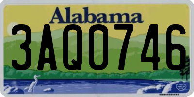 AL license plate 3AQ0746
