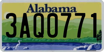 AL license plate 3AQ0771