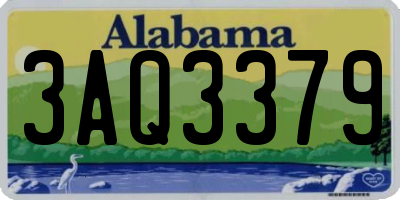 AL license plate 3AQ3379