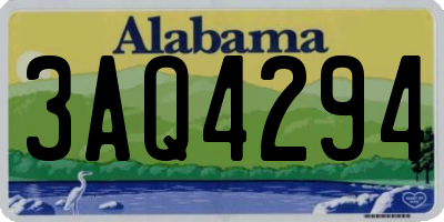 AL license plate 3AQ4294
