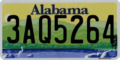 AL license plate 3AQ5264