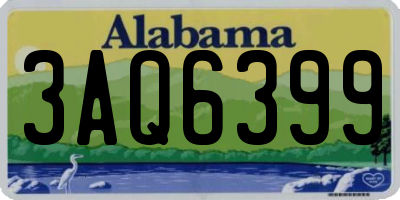 AL license plate 3AQ6399