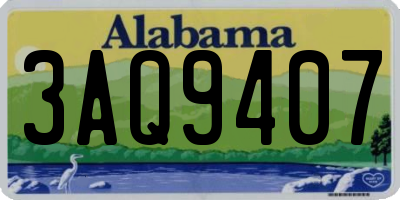 AL license plate 3AQ9407