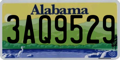 AL license plate 3AQ9529