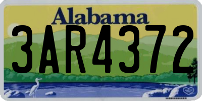 AL license plate 3AR4372