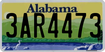 AL license plate 3AR4473