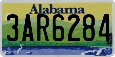 AL license plate 3AR6284