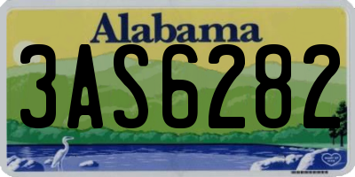 AL license plate 3AS6282