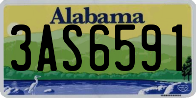 AL license plate 3AS6591