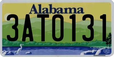 AL license plate 3AT0131