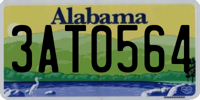 AL license plate 3AT0564