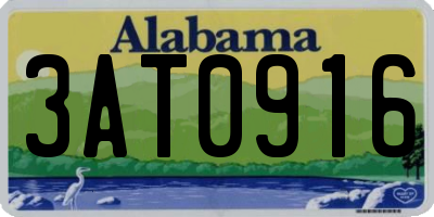AL license plate 3AT0916