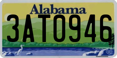 AL license plate 3AT0946