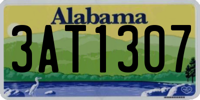 AL license plate 3AT1307