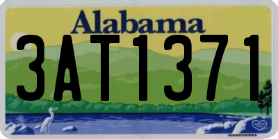 AL license plate 3AT1371