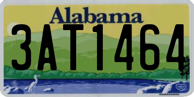 AL license plate 3AT1464