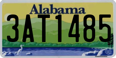 AL license plate 3AT1485