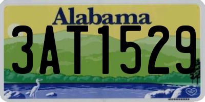 AL license plate 3AT1529