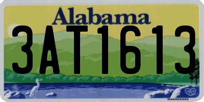 AL license plate 3AT1613