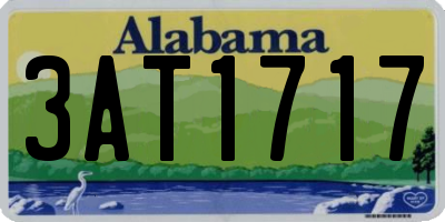 AL license plate 3AT1717