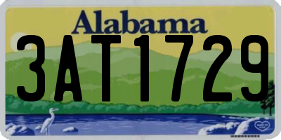 AL license plate 3AT1729