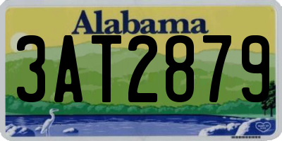 AL license plate 3AT2879