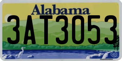 AL license plate 3AT3053