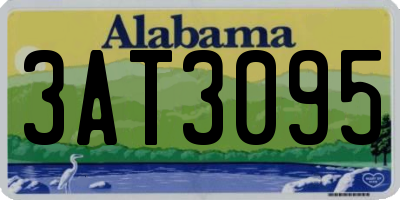 AL license plate 3AT3095