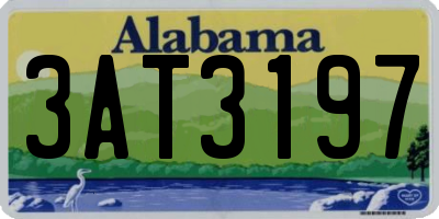 AL license plate 3AT3197