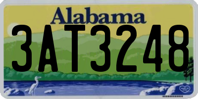 AL license plate 3AT3248