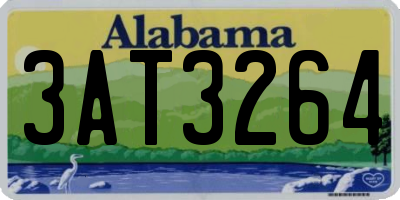 AL license plate 3AT3264