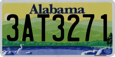 AL license plate 3AT3271