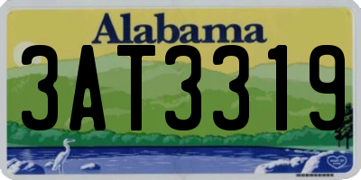 AL license plate 3AT3319