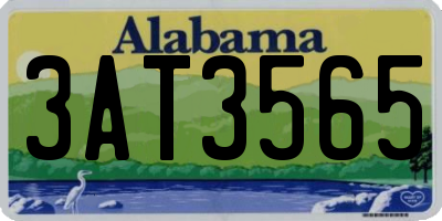 AL license plate 3AT3565
