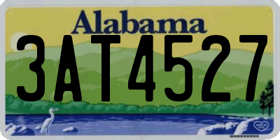 AL license plate 3AT4527
