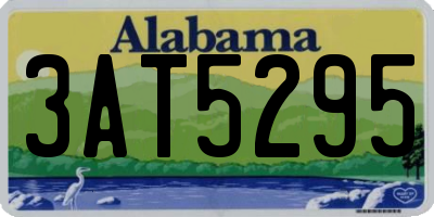 AL license plate 3AT5295