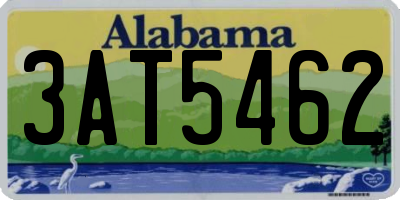 AL license plate 3AT5462