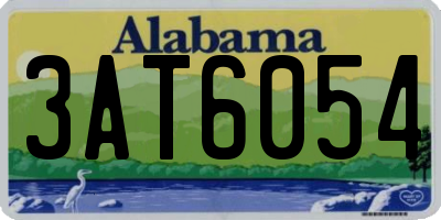 AL license plate 3AT6054