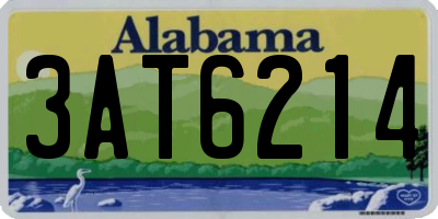 AL license plate 3AT6214