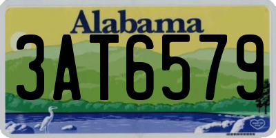 AL license plate 3AT6579
