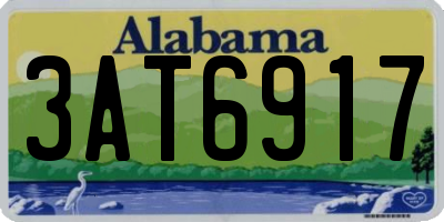 AL license plate 3AT6917